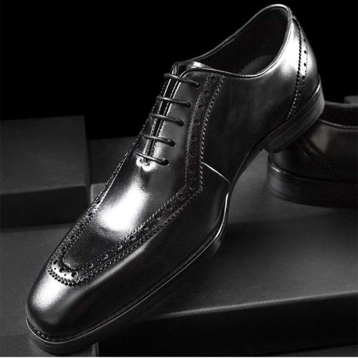 Mens leather loafers stylish business driving formal loafers – Chyhua Adults formal loafers