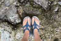 Stylish canvas Adidas sandals for hiking