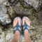 Stylish canvas Adidas sandals for hiking
