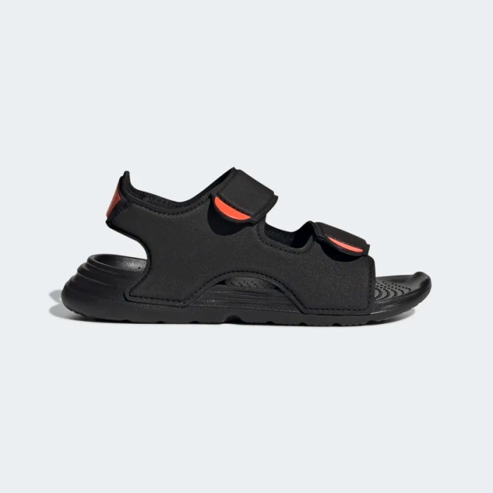 adidas Swim Sandals - Black | adidas Australia Stylish canvas Adidas sandals for pool