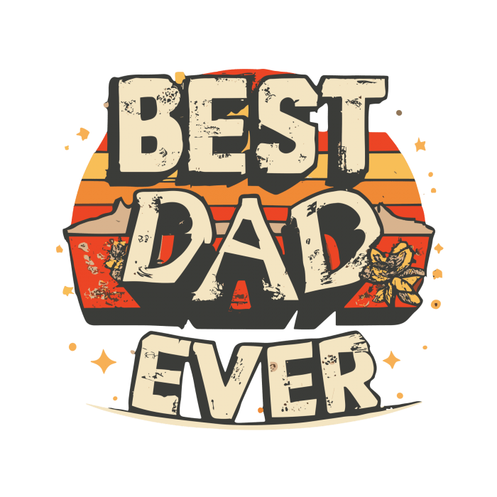 Flat design vector happy fathers day best dad ever daddy daughter ... Best climbing boots